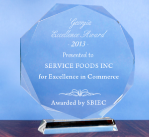 Service Foods Award